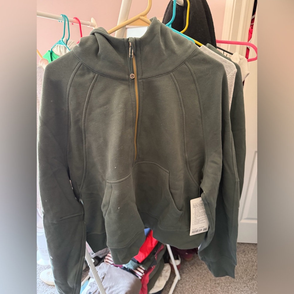 Lululemon oversized half zip scuba